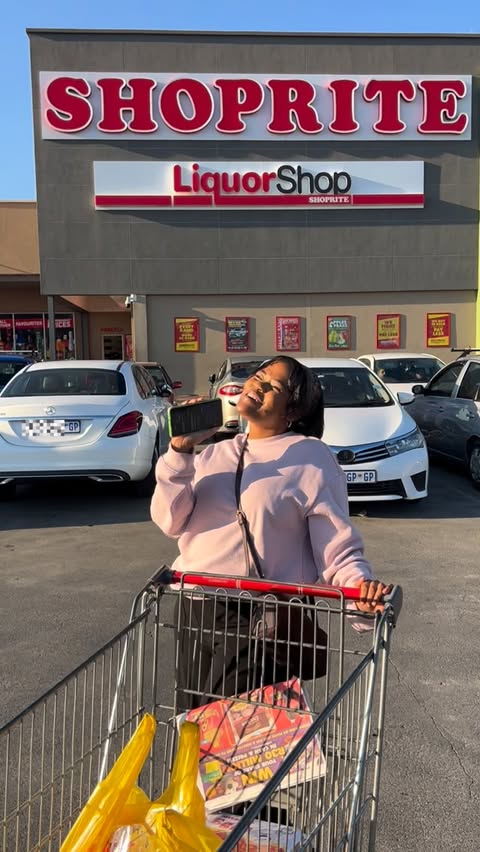 Instagram post by @mpho._papole for ShopRite. Caption reads: [...] for a braai + game night 🔥 @shopritesa....