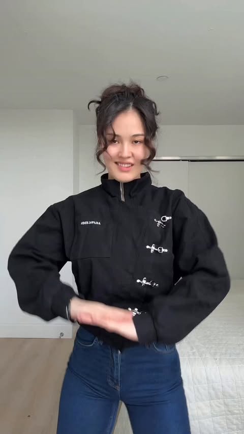 Instagram post by @marziis_ for Aelfric Eden. Caption reads: Jacket from @aelfricedenofficial.