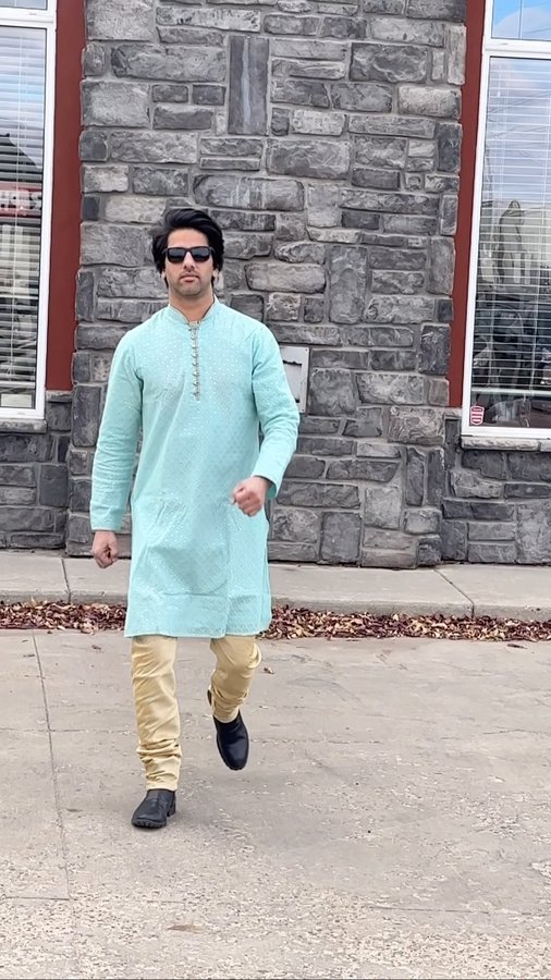 Instagram post by @traveller_muzamil for IMG Models Worldwide. Caption reads: “Canada’s Finest Fashion Designers Embrace the....