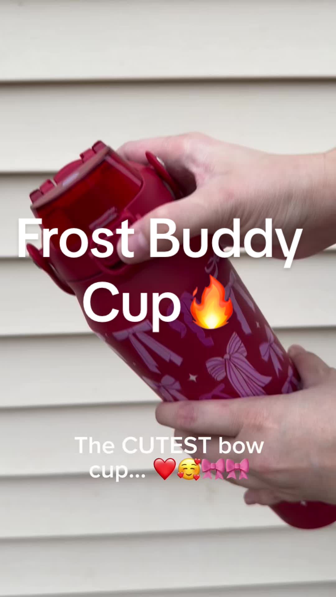 TikTok post by @dixonapril for FrostBuddy. Caption reads: [...] Look how CUTE🥰🥰🥰 @Frost Buddy #frostbuddy....