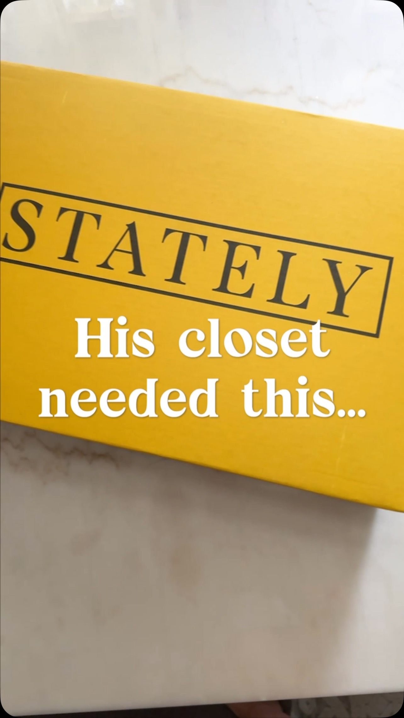 Instagram post by @bridgetjbeck for Stately. Caption reads: [...] ‘whatever’s clean’ isn’t cutting it,....