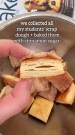 Instagram post by @emcdowell for Bake from Scratch. Caption reads: At my recent class at @thebakefeed - every single....