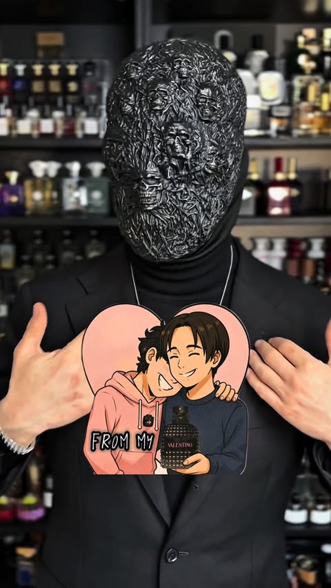 Instagram post by @milanscents for pernoire. Caption reads: Anzeige • recommending fragrances to....