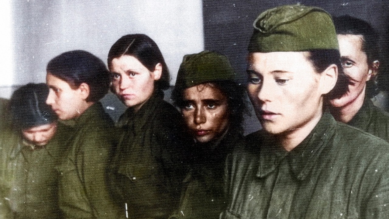 YouTube post by @mamytwink for Emma. Caption reads: What happened to the female Soviet soldiers....