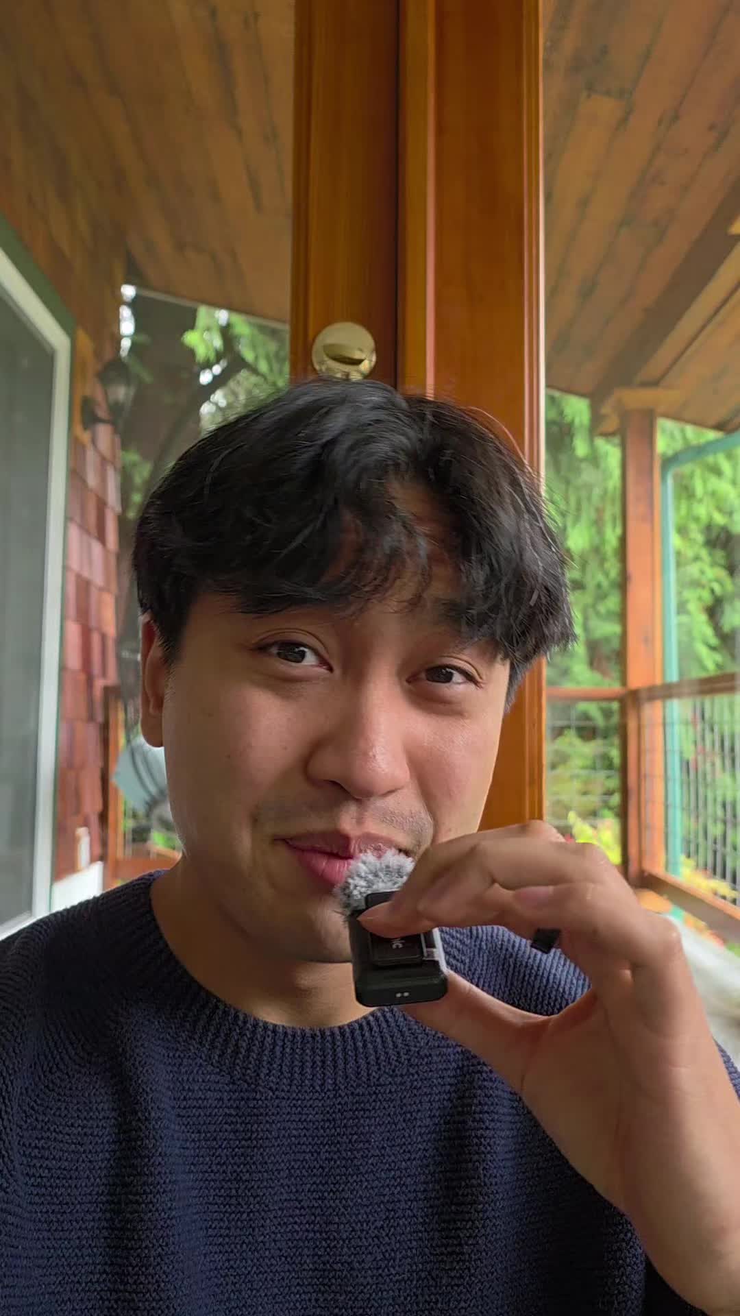 TikTok post by @zero2sudo for T-Mobile. Caption reads: It’s not snowing right now, but my holiday cards....