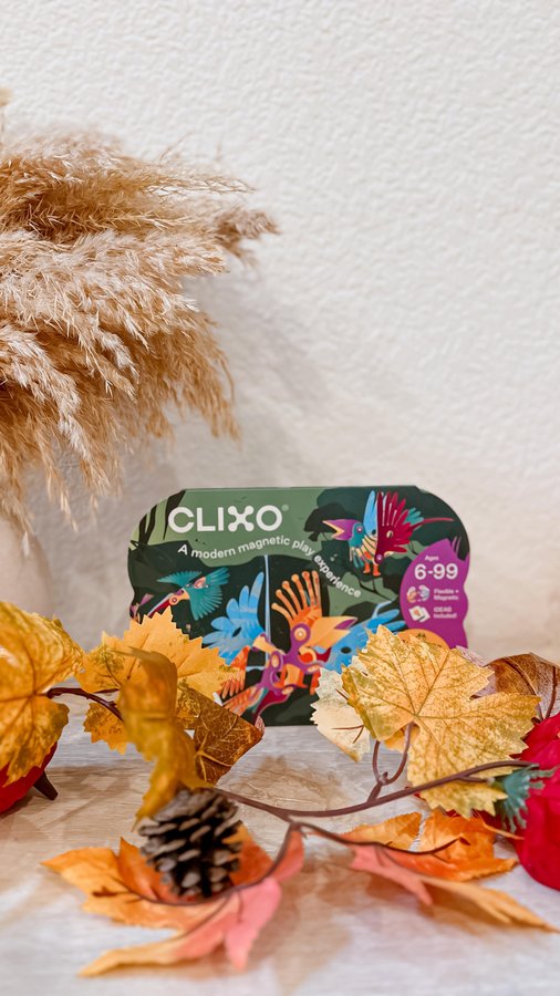 Instagram post by @julia_penfield for Clixo. Caption reads: [...] to inspire creativity in your child?....