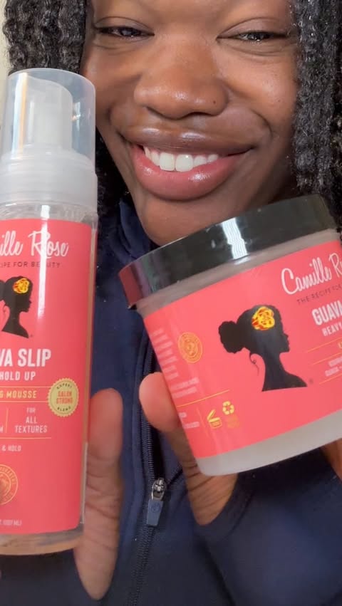 Instagram post by @kyndalpoore for Camille Rose. Caption reads: [...] add these new stylers to my rotation!....