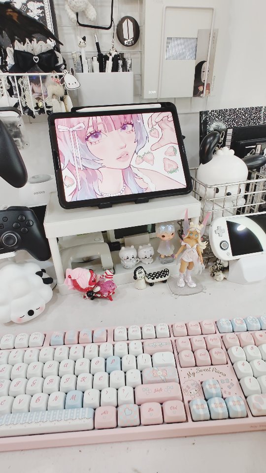 Instagram post by @okaybips for Sanrio. Caption reads: I’ve genuinely never been this in love with a....