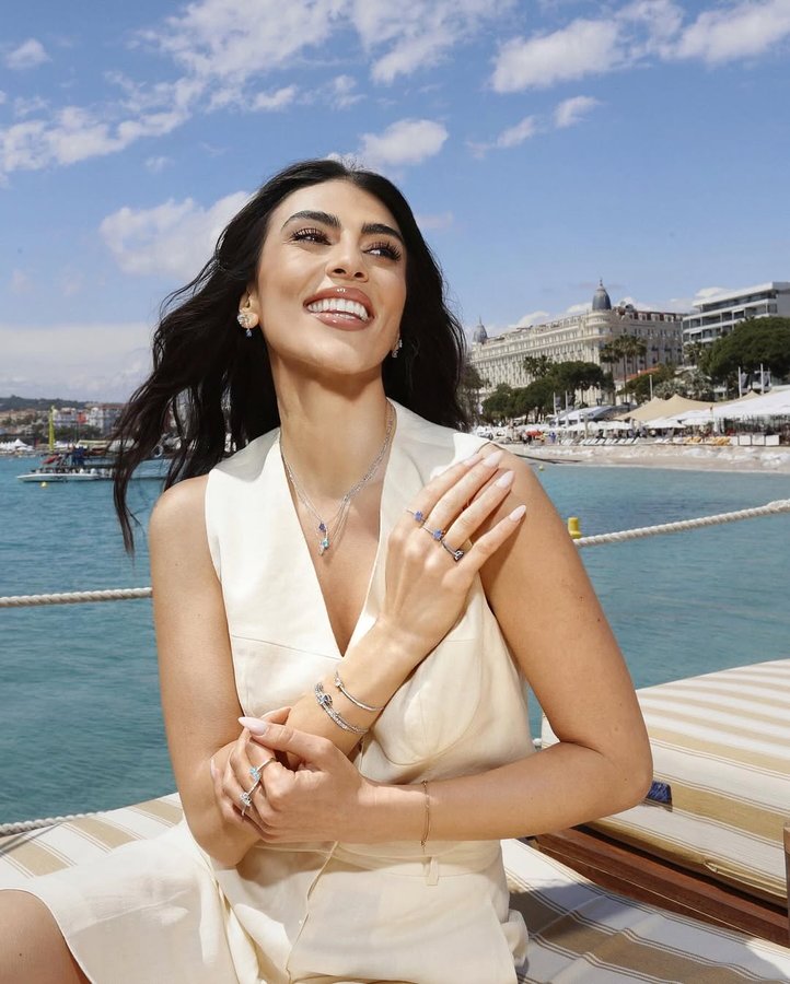 Instagram post by @giuliasalemi for Morellato. Caption reads: [...] palette for my last daily look wearing....