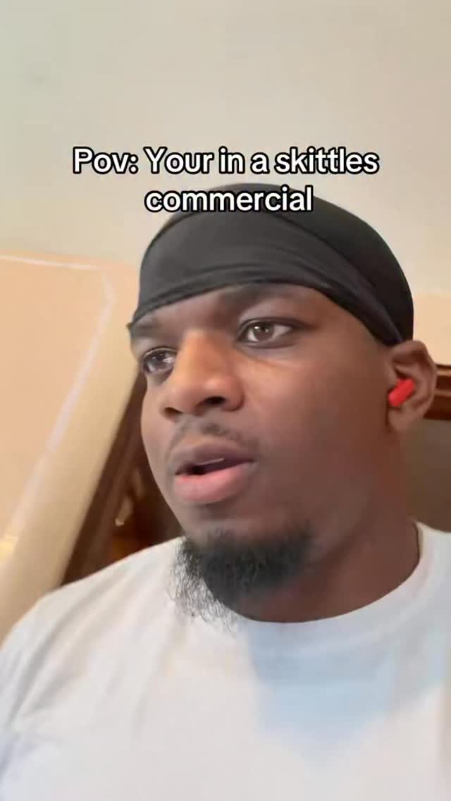 Instagram post by @church4k for SKITTLES. Caption reads: @skittles i need the commercial 

#reels....