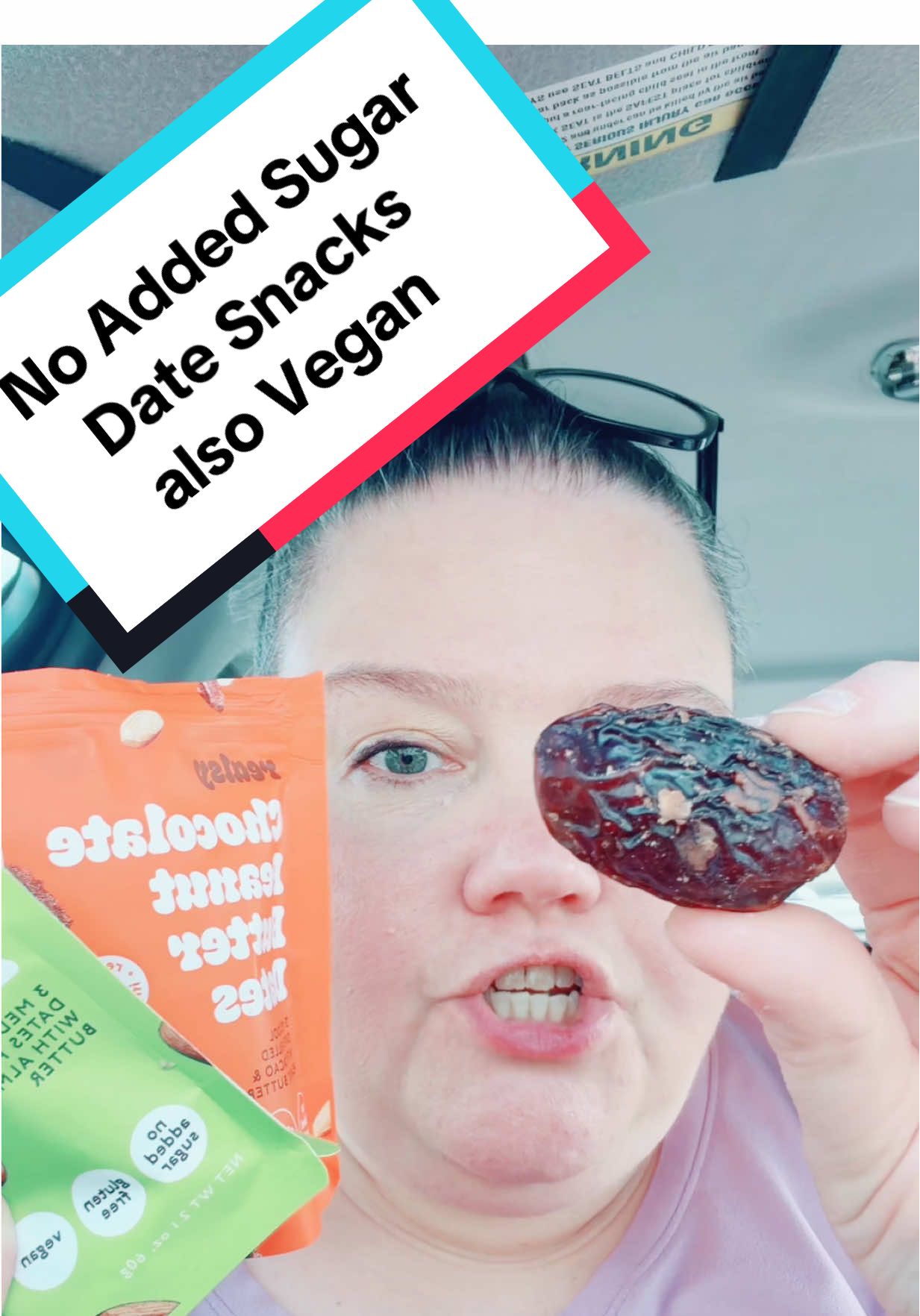 TikTok post by @lifeofrheana for Realsy. Caption reads: FREE SHIPPING - Naturally Sweet Energy Boost:....