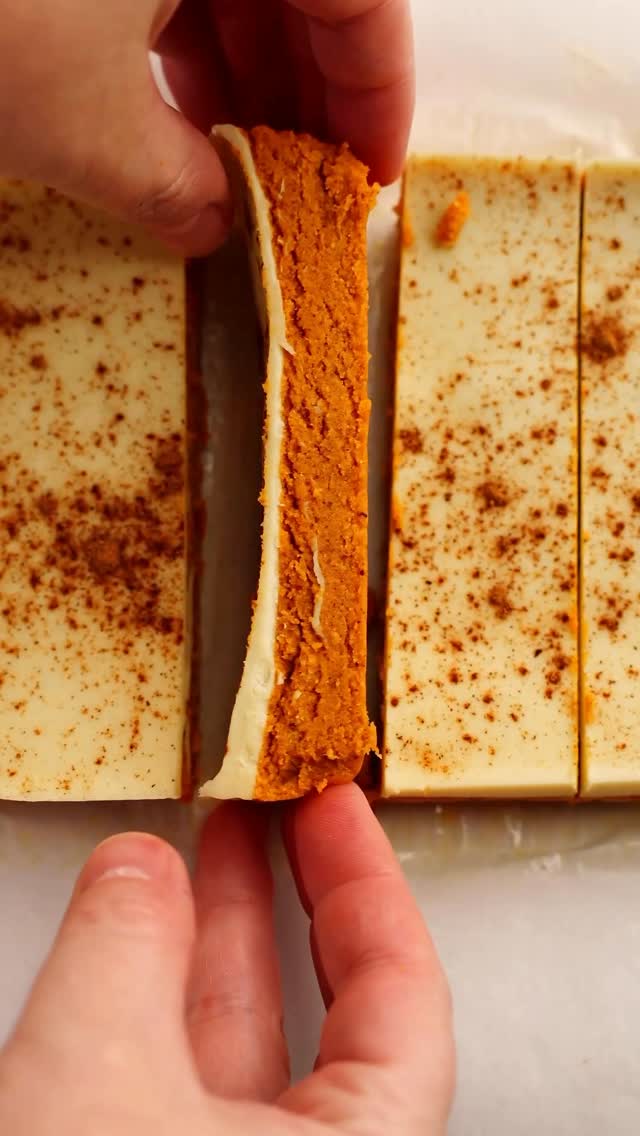 Instagram post by @olivia.wyles for Keto Chow. Caption reads: Keto Pumpkin Protein Bars 🎃🍂 #sponsored....