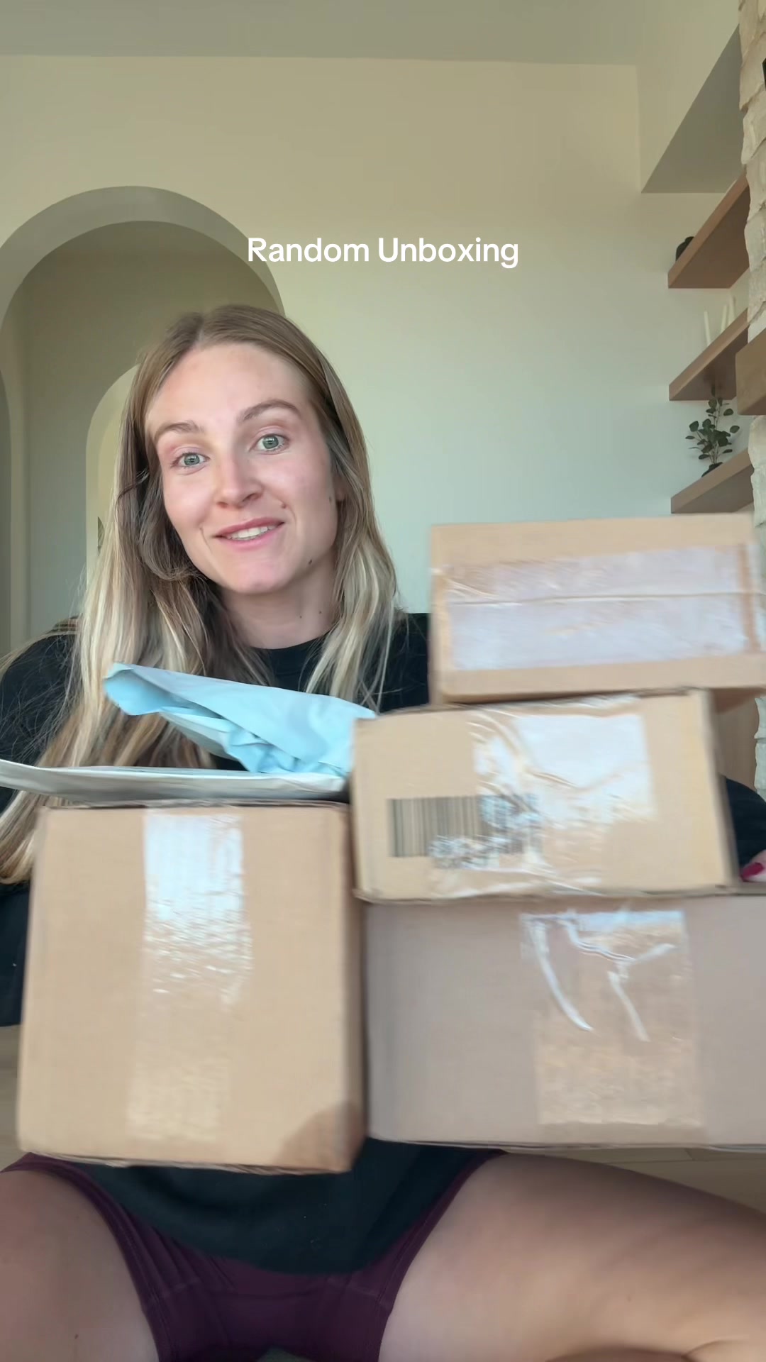 TikTok post by @morganbarbierii for Craftmix. Caption reads: [...] haul! @TYMO BEAUTY US @New Primal @Craftmix....