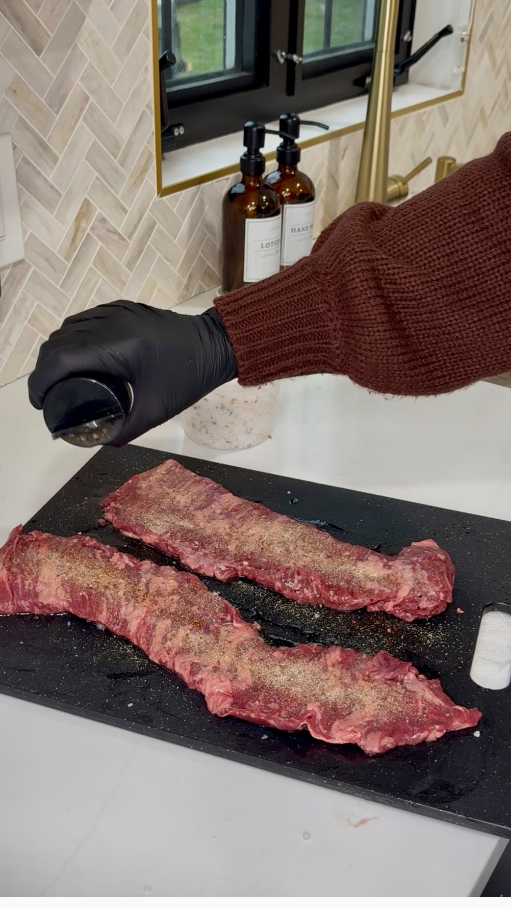 Instagram post by @anyelaskitchen for Wild Fork Foods. Caption reads: [...] Picked up this beautiful cut from....