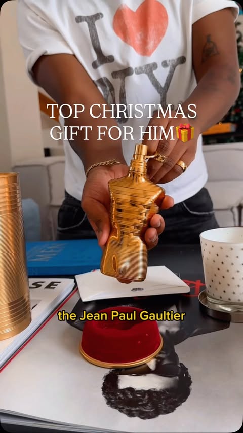 Instagram post by @jaypharasi for JeanPaulGaultier. Caption reads: [...] #MensFragrance #JeanPaulGaultier #LeMale....