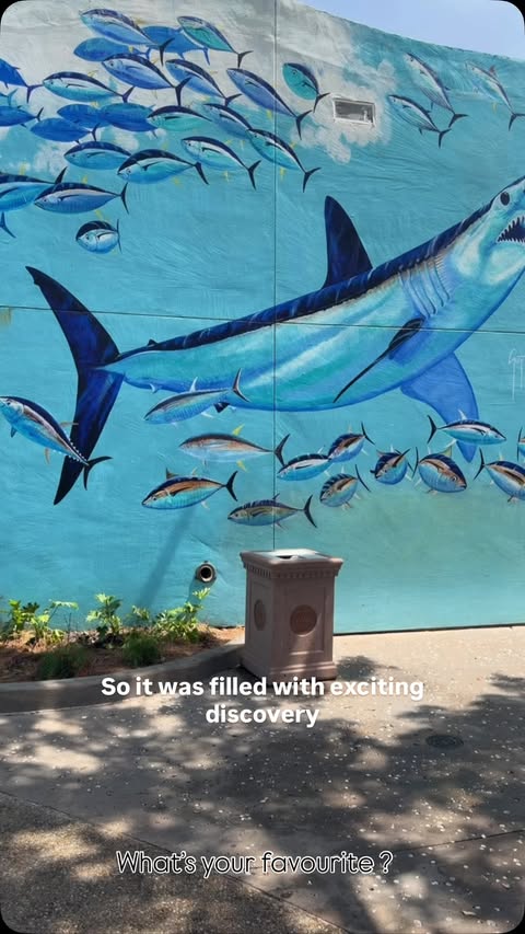 Instagram post by @daniellejohnstone2x for SeaWorld. Caption reads: [...] special day with everyone at....