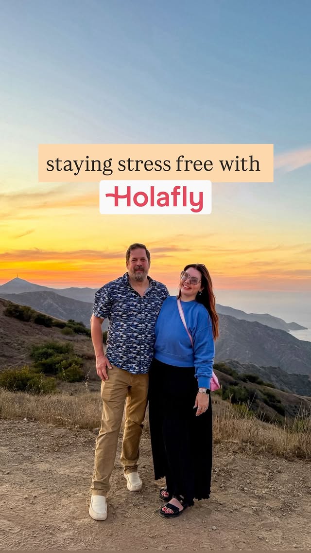 Instagram post by @vineyardsandvoyages for Holafly. Caption reads: POV:  Over a dozen countries; four flights; five....