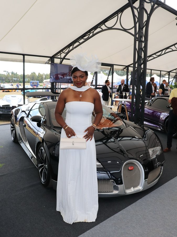 Instagram post by @ivyekong for Boodles. Caption reads: [...] @salonpriveuk Ladies’ Day. Grateful to....