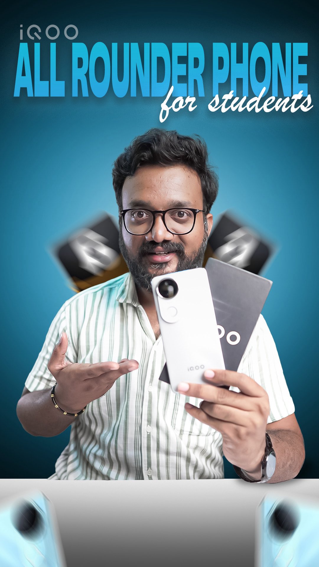 Instagram post by @telugutechsupport for Social Current India. Caption reads: iQOO Z10R is Here 🔥😍 #collab

#iqooz10review....