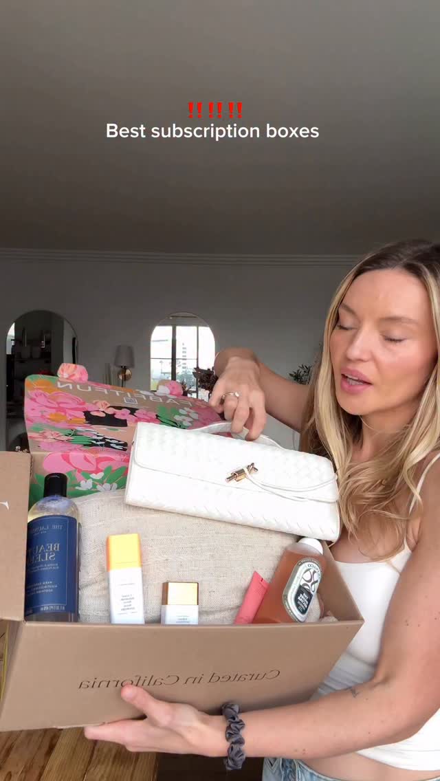 Instagram post by @jessicastocker_ for FabFitFun. Caption reads: [...] my favorite products I got with them!....