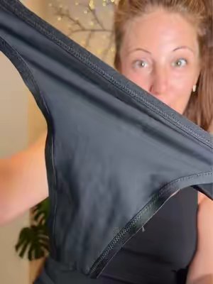 TikTok post by @jackieriso for Pact. Caption reads: [...] the best bundle of cotton undies by @Pact!....