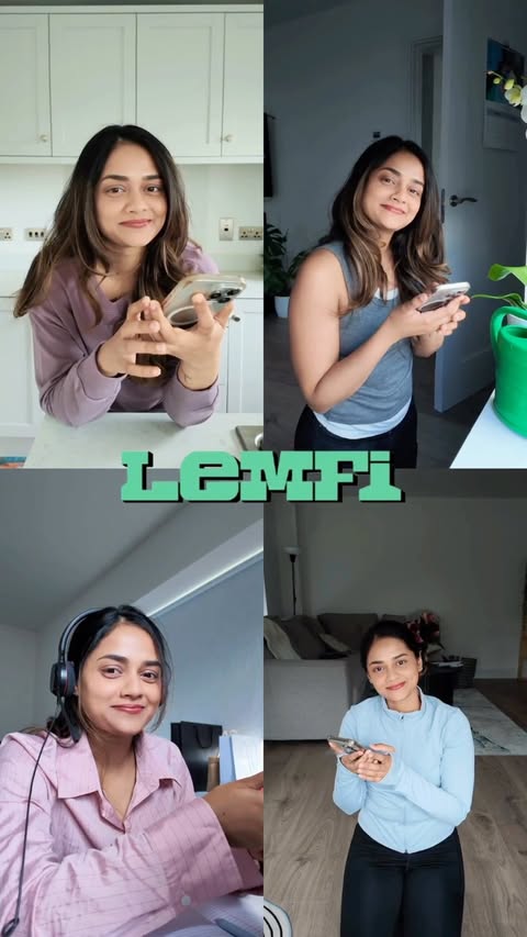 Instagram post by @storieswithmaha for LemFi. Caption reads: [...] their family close from far away. Lemfi gets....