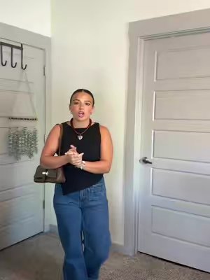 TikTok post by @jeter_spammzzzzz for KKXIU Chain Store. Caption reads: Such a cute outfit if you ask me😆😆 @Marshalls....