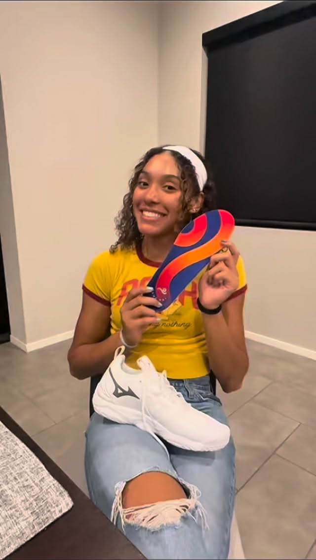 Instagram post by @ayanna_watson_ for Move. Caption reads: Getting ready for playoffs with @moveinsoles....