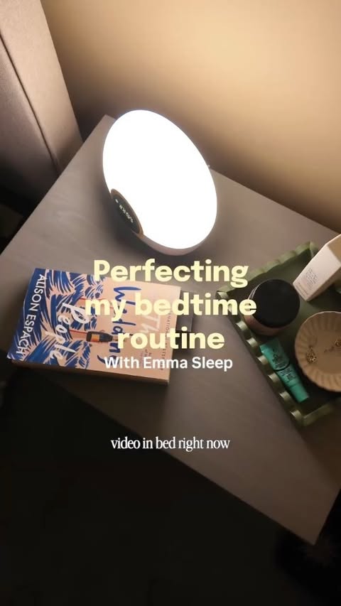 Instagram post by @_laura.lives for Emma. Caption reads: [...] a slower, cosier bedtime routine with....