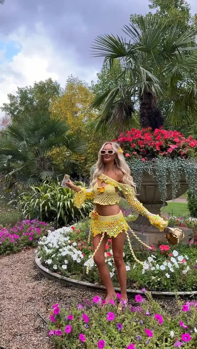 Instagram post by @amyhallimond for Malibu Drinks. Caption reads: Three hideaways, three matching outfits, three....