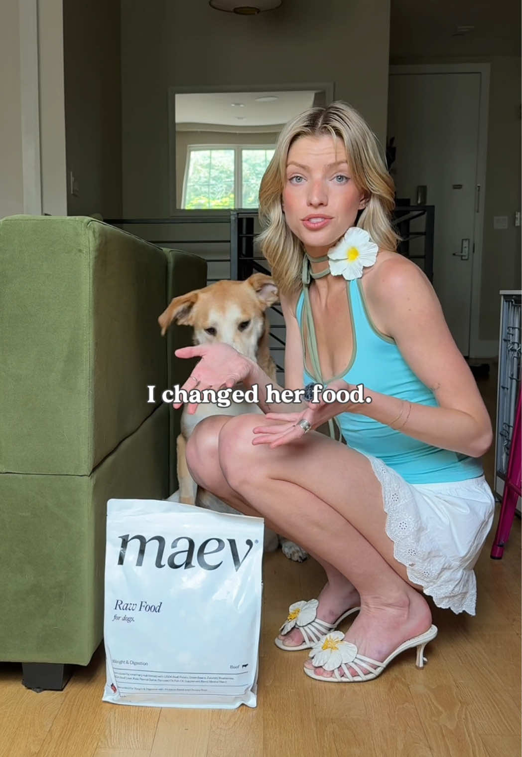 TikTok post by @niamhadkins for Maev. Caption reads: [...] switch for the softest shine 🙂‍↔️ @Maev....