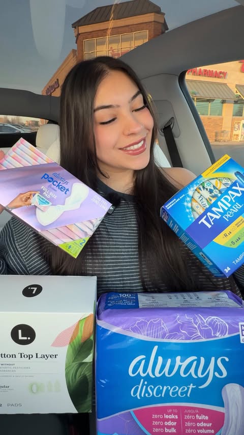 Instagram post by @couponingwithtina for Always. Caption reads: [...] at Walgreens (in store & online) 🛒....