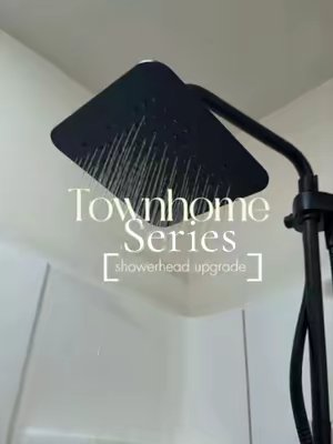 TikTok post by @lizstylez_ for RYAMEN. Caption reads: [...] in my home #bathroomupgrade #showerhead....