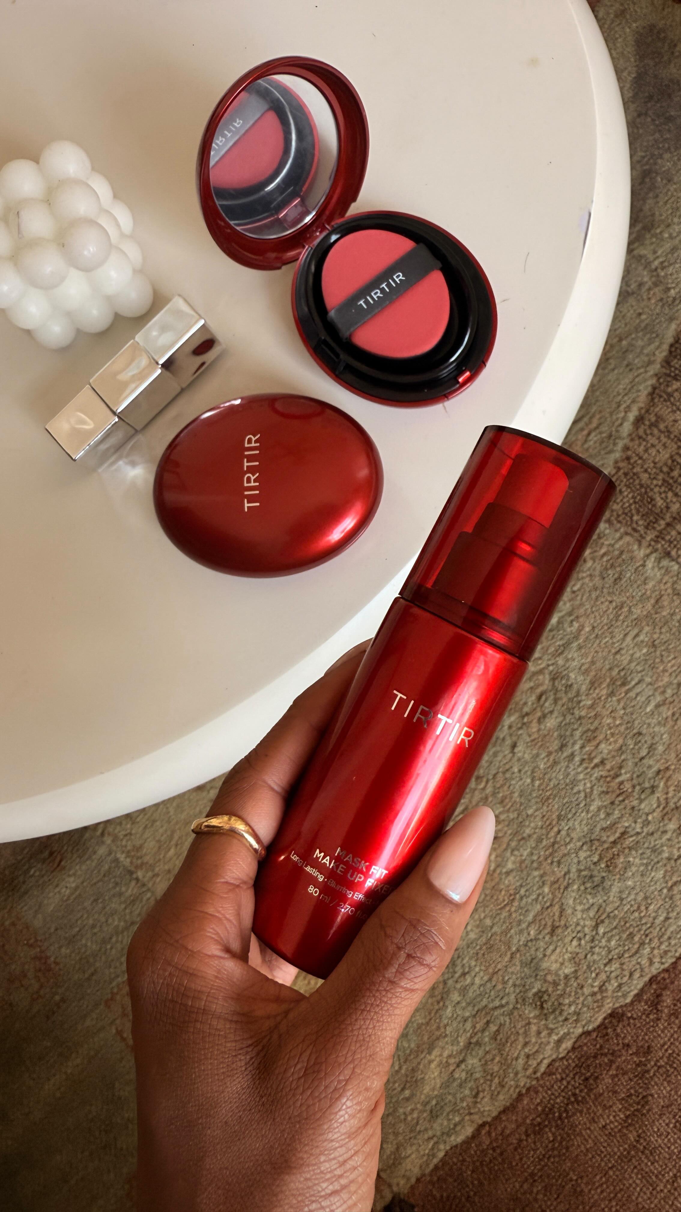 Instagram post by @mariama for TIRTIR. Caption reads: Glowy Skin & 60% off for BFCM? I’m in....