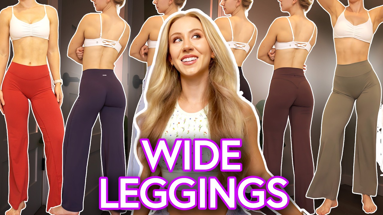 YouTube post by @KathrynMueller for Lazuli Label. Caption reads: The Most Flattering Trend in Activewear Right Now:....