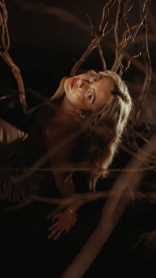 Instagram post by @viltrox.usa for Viltrox. Caption reads: Studio portraits with the @viltrox.official 35mm....