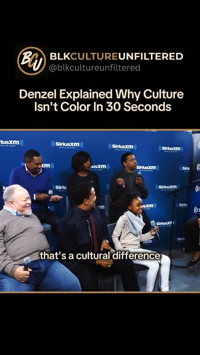 Instagram post by @blkcultureunfiltered for SiriusXM. Caption reads: It’s not about color. It’s about culture.....
