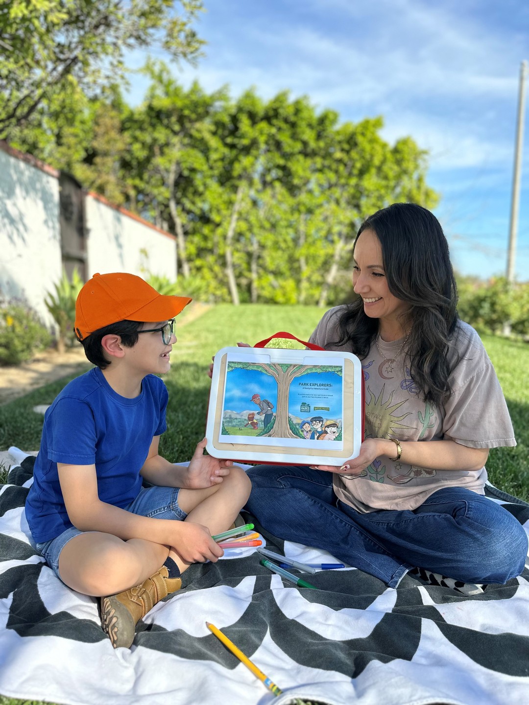 Instagram post by @the.real.la.mama for Nature Valley. Caption reads: @the.real.la.mama: (AD) "@npcapics and....