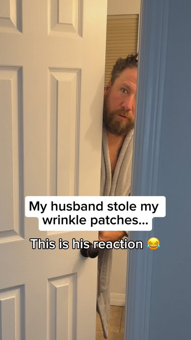 Instagram post by @hayleyandmo for FROWNIES. Caption reads: [...] needs to get this man his own robe 😂....