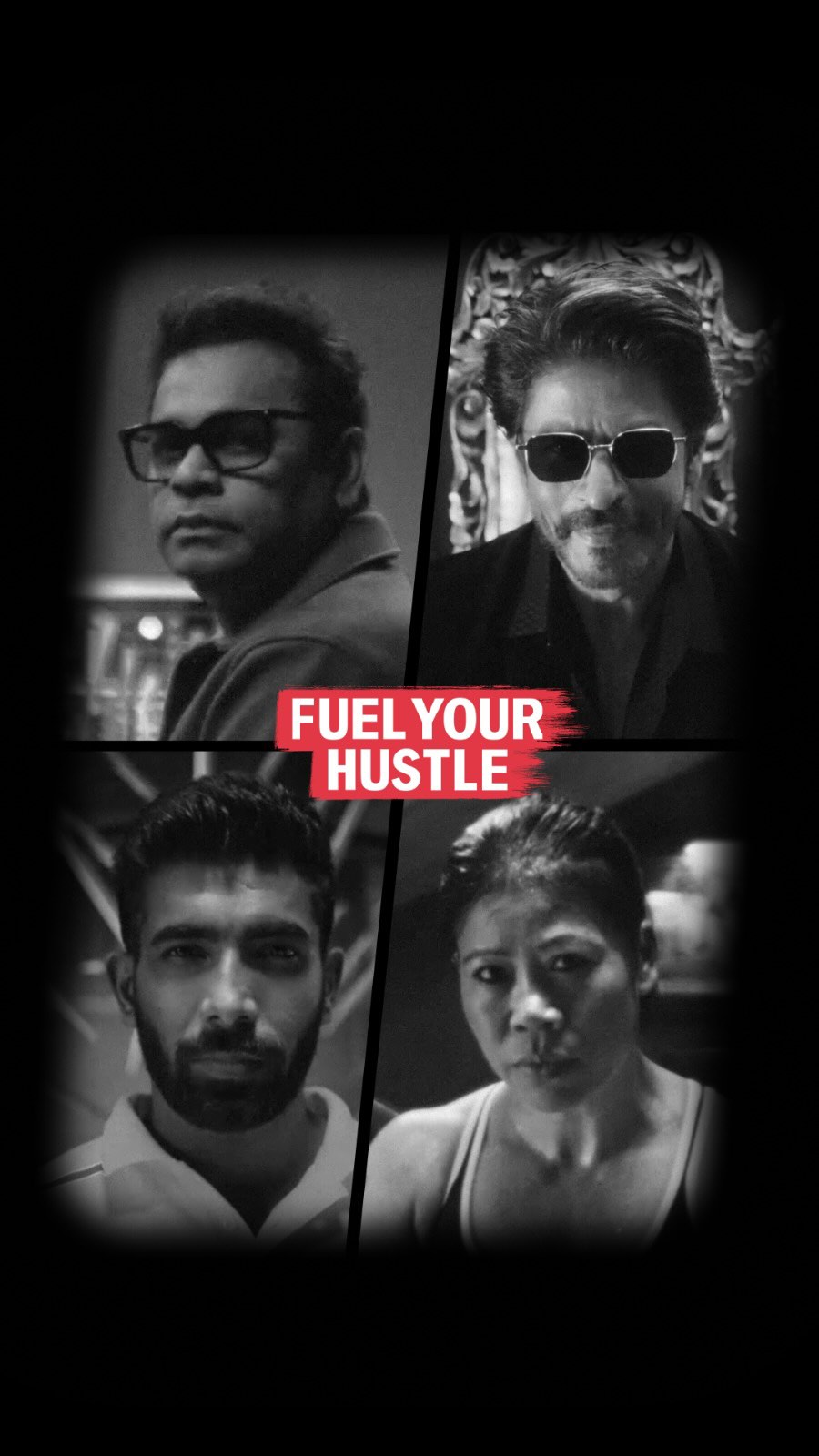 Instagram post by @jaspritb1 for Zomato. Caption reads: Hunger is everything 💪
@zomato #FuelYourHustle....