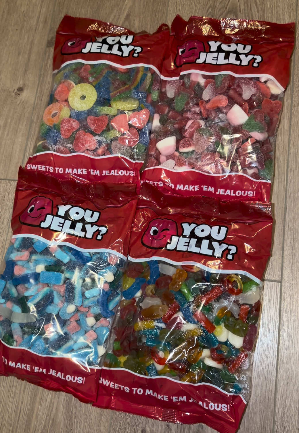 TikTok post by @antonia16xo for Exploded Sweets. Caption reads: [...] ultimate 4KG sweet Bag Bundle from @Exploded....