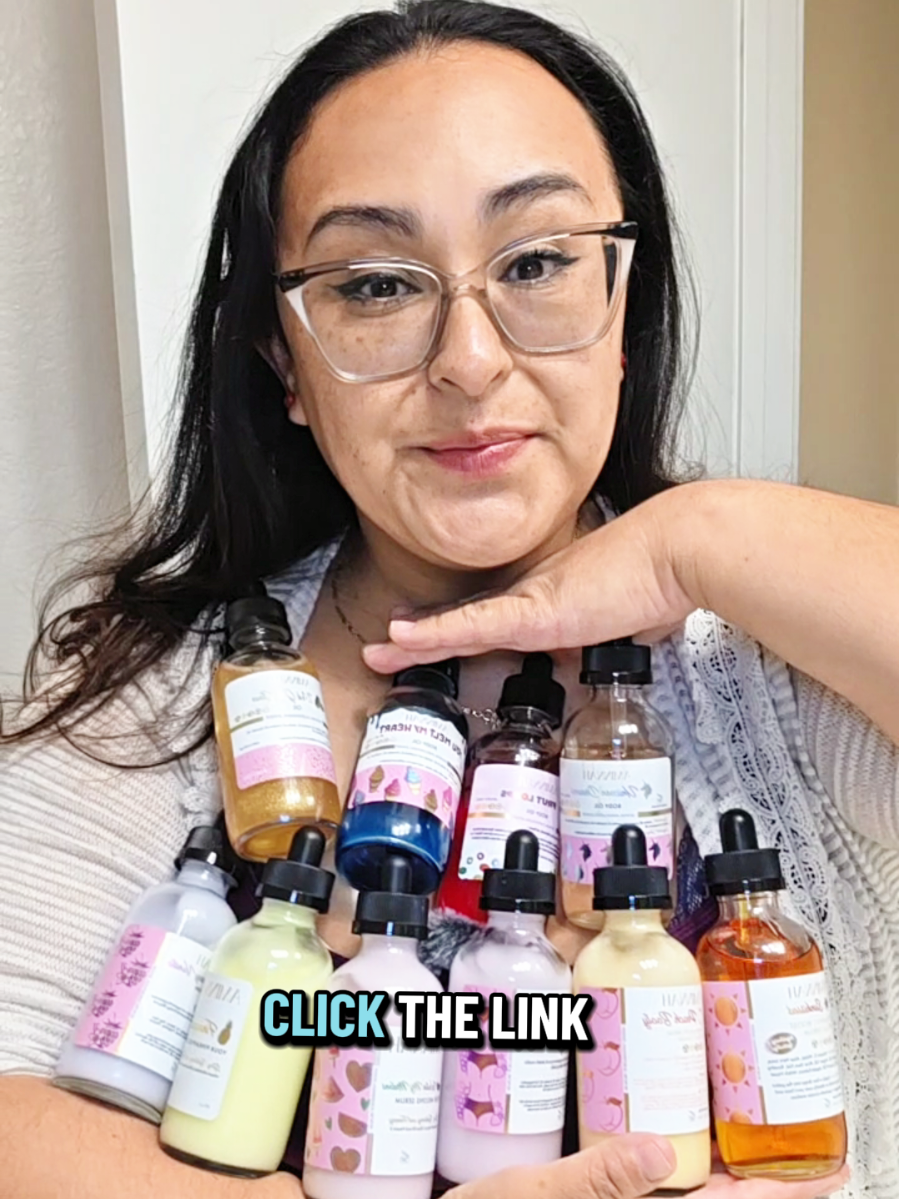 TikTok post by @dianasandovalgil for Aminnah. Caption reads: @AMINNAH SKINCARE This bundle of body oils and....