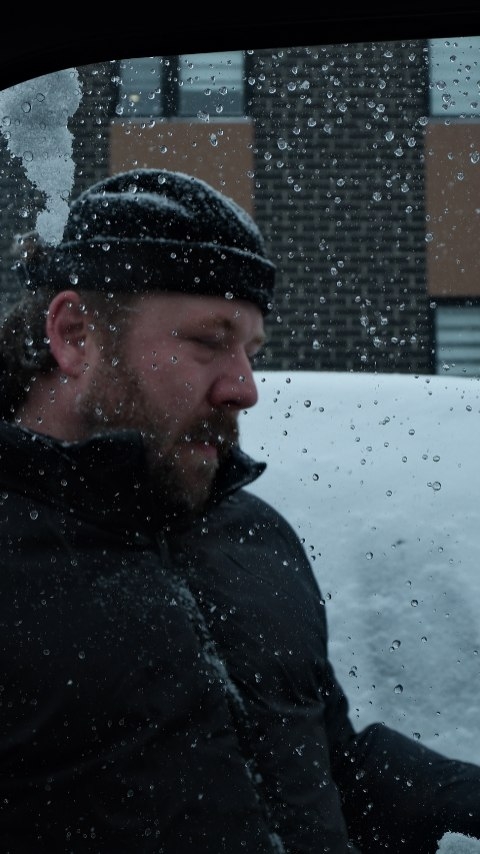 Instagram post by @kylefrominsta for Nissan. Caption reads: Birthday week with Nissan, that snow would have....