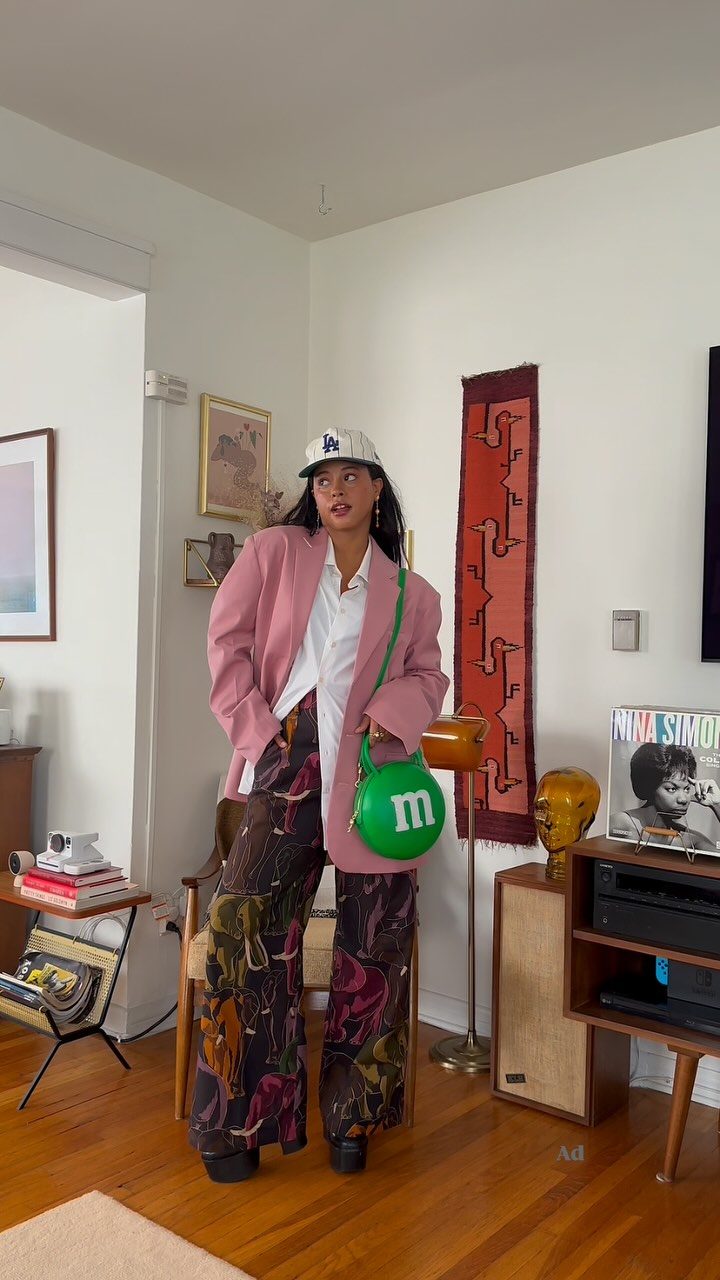 Instagram post by @candacereels for Kate Spade Asia. Caption reads: #Ad I’m so excited about the M&M’S and kate spade....