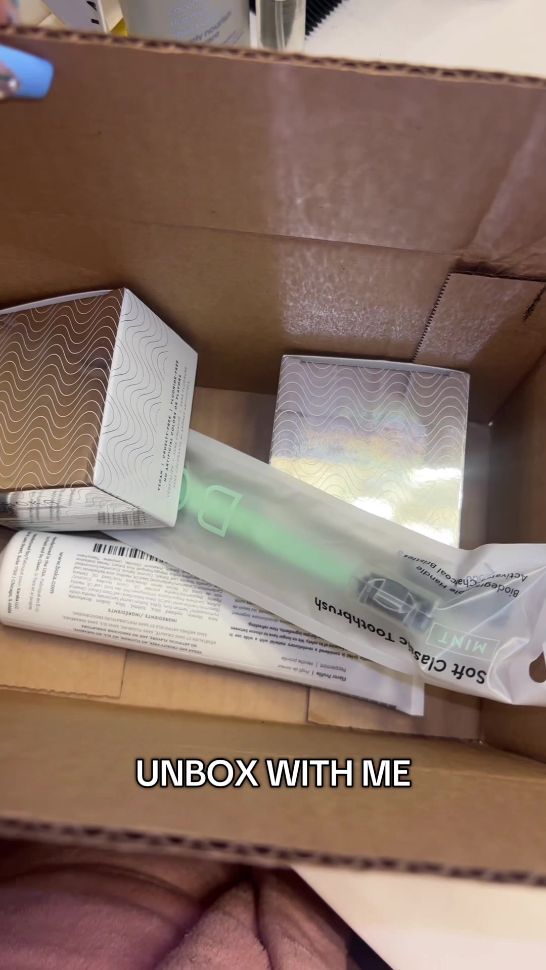 TikTok post by @niaa_thebaddie for Boka. Caption reads: @Boka Oral Care I Love these products!!🥰 #fyp....