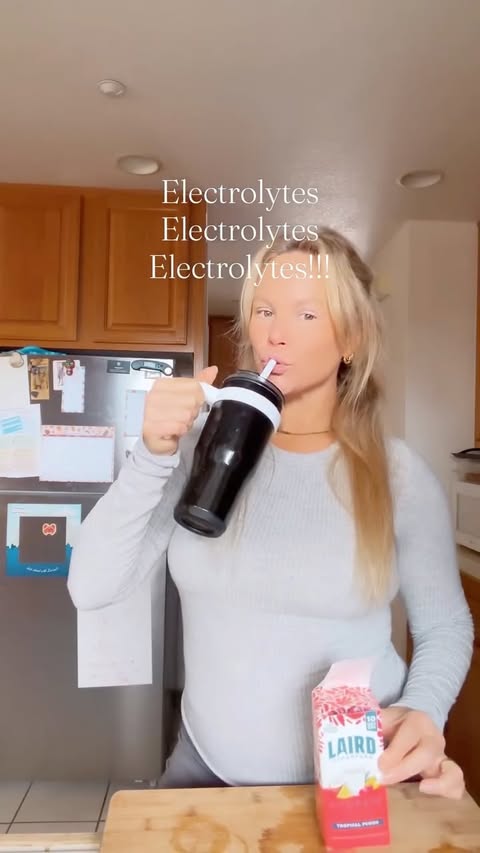 Instagram post by @bostanley for Laird Superfood. Caption reads: Using this daily right now to help support my....