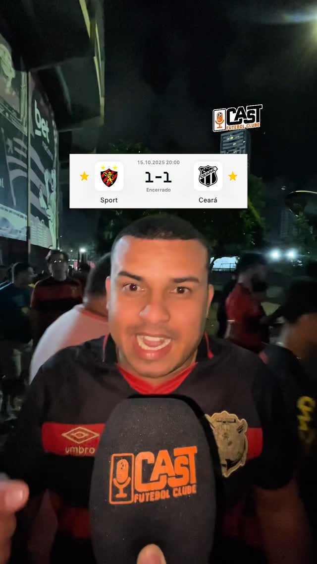 Instagram post by @cast.fc for Betnacional. Caption reads: Pós-jogo Sport X Ceará

-

Patrocínio:....