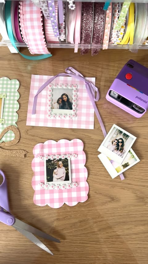 Instagram post by @mama.jots for Polaroid. Caption reads: [...] what you need to MAKE your own! @Target....
