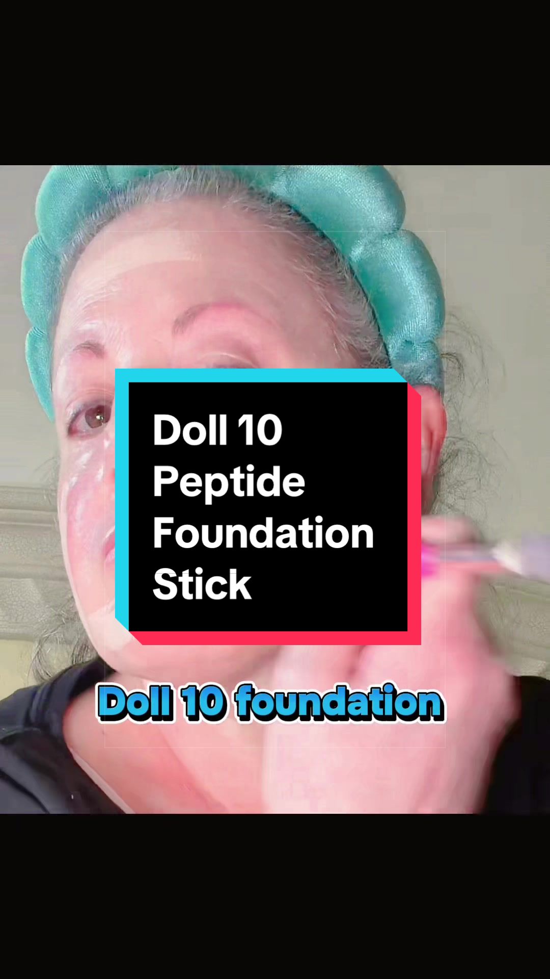 TikTok post by @nikiandco for Doll 10 Beauty. Caption reads: [...] Dry skin? Meet your new bestie! @Doll 10....