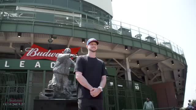 Instagram post by @ktuck_30 for New Era Cap. Caption reads: Superhero vibes at Murphy’s last month with New....